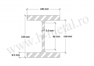 Profil HEA zincat 140 mm 1